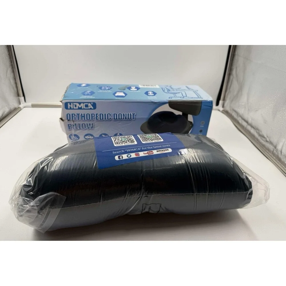 HOMCA Donut Pillow for Tailbone‎ Pain, Hemorrhoids, Memory Foam Coccyx Cushion